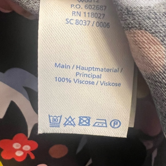 BODEN 3/4 Sleeve Aria Folklore Blouse - Picture 4 of 4